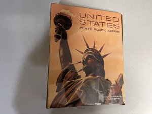 HE Harris United States Plate Block Stamp Album Binder, 2.5 Inch