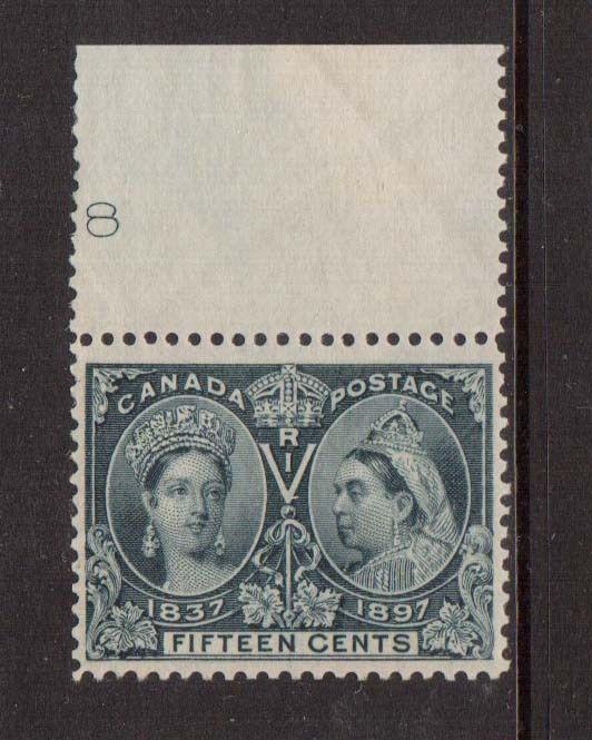 Canada #58 XF/NH With Imprint **With Certificate**