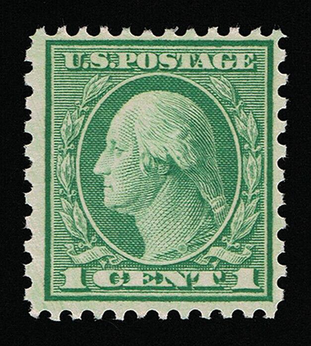 GENUINE SCOTT #538 MINT OG NH 1919 GREEN PERF-11x10 ROTARY PRESS UNWMK  #7507