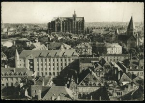 France German Occupation Lorraine Metz Postal Card to Munich 1940 WWII Europe