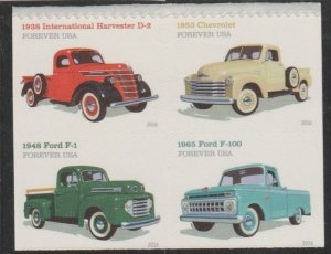 5101-04, BLK of 4. Pickup Trucks, MNH, Forever.