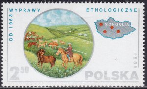 Poland 2392 Ethnology, Mongolia 1980