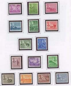 Mauritius #235-249 Unused Single (Complete Set)