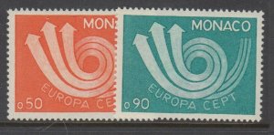 Monaco, Scott 886-887 (Yvert 917-918), MNH