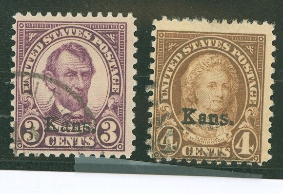 United States #661-662 Used Multiple