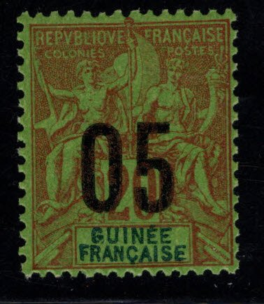 French Guinea Scott 51 MNH** 1912 surcharged stamp
