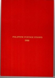 Philippines 1988 Year Pack w/ imperfs - Stamps inside are Mint NH in mounts