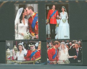 Cayman Islands #1071-1074 Mint (NH) Single (Complete Set)