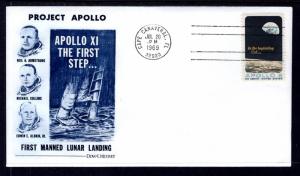 US 1371 Apollo Eight Dow Unicover U/A FDC