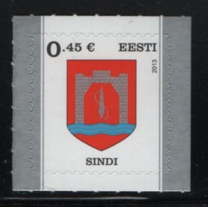 Estonia 2013 MNH Sc 725A 45c Sindi Coat of Arms