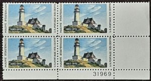 US Scott # 1391; 6c Maine Statehood; from 1970; MNH, og, VF plate block of 4