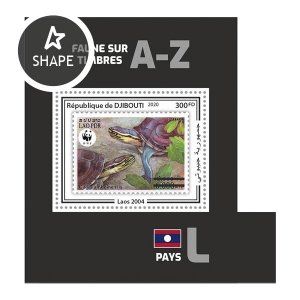 DJIBUTI - 2020 - Stamps on Stamps - Perf Souv Sheet #13 - Mint Never Hinged