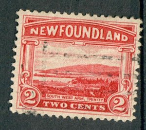 Newfoundland #132 used single
