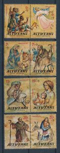 [116530] Aitutaki 1977 Christmas with surcharge  MNH