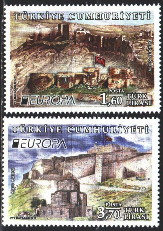 Turkey. 2017. 4278-79. Castles, Europe-Sept. MNH.