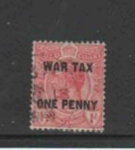 GOLD COAST #MR1 1918 KING GEORGE V WAR TAX MINT F-VF LH OG bb