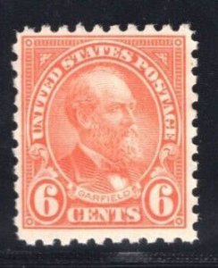 MOMEN: US STAMPS #587 6c MINT OG H LOT #78386-7