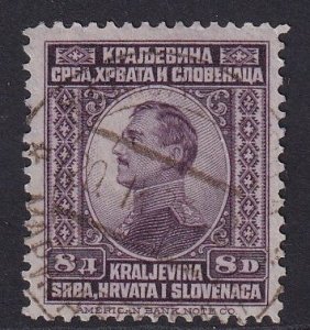 Yugoslavia   #24  used 1923  King Alexander  8d