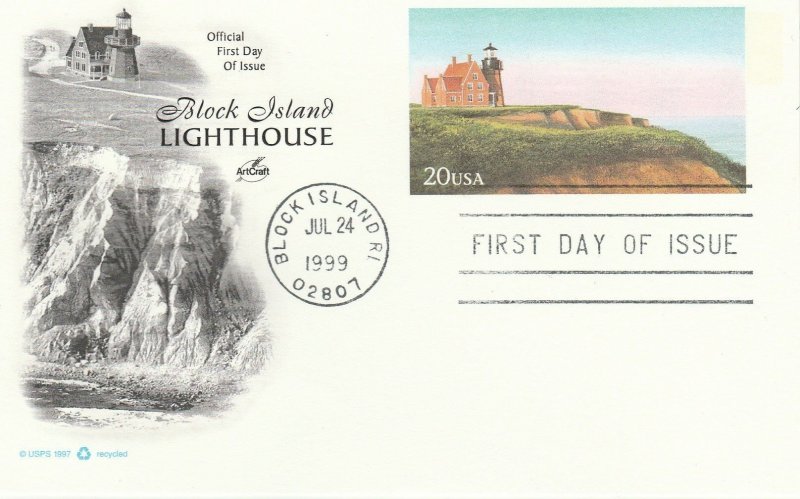 Scott# UX306 US Postal Card FDC Artcraft