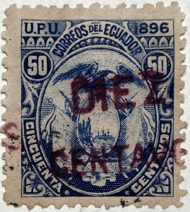 AlexStamps ECUADOR #76 VF Used