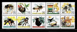 Sweden 1819-1828  - MNH - Bees (not booklet pane)