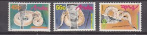 J43664 JL Stamps 1989 aruba set mnh #50-2 snakes