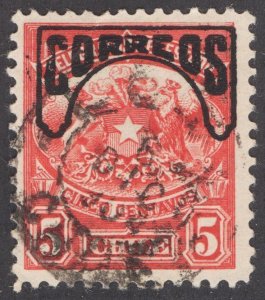 Chile Stamp 1904 Telegraph Stamps Surcharge CORREOS #64 USED