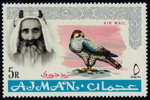 Ajman #C9 Lanner Falcon; MNH (4Stars)