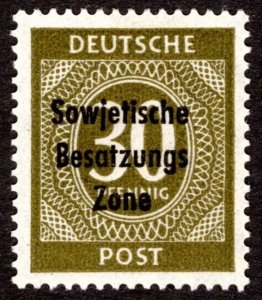 1948, Germany, 30pf, MH, Sc 10N18
