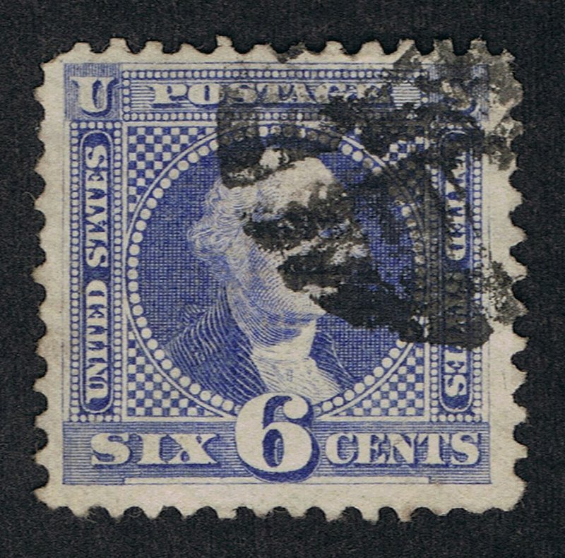 GENUINE SCOTT #115 F-VF USED 1869 ULTRAMARINE PSE CERT WELL DEFINED G-GRILL