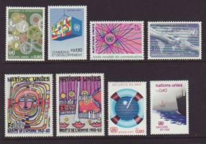 1983 year set of UN Geneva 113-120 MNH 