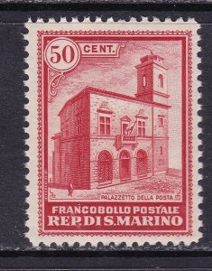 San Marino Scott 135, 1936 GPO 50c, VF MNH.  Scott $56