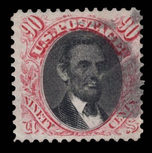 MOMEN: US STAMPS # 122 SOUND USED $2,000 LOT #27891