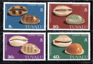 Tuvalu MNH 129-32 Sea Shells 1980