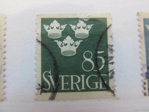 1939 Sweden Suede Sweden 85o Perf 12 1⁄2 Fine Green Used Stamp A13P13F174-