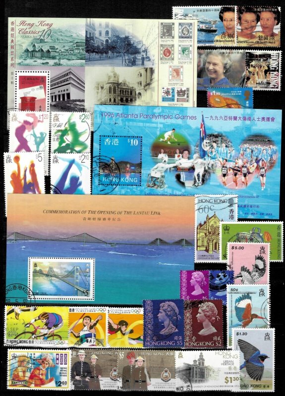 Hong Kong 1970 / 1997 ☀ QEII  Hong Kong collection  ☀ VF Used