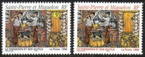 St. Pierre & Miquelon Sc #626-627 MNH