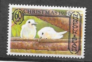 Norfolk Islands #76 60c Christmas 1980  (MNH) CV$0.75