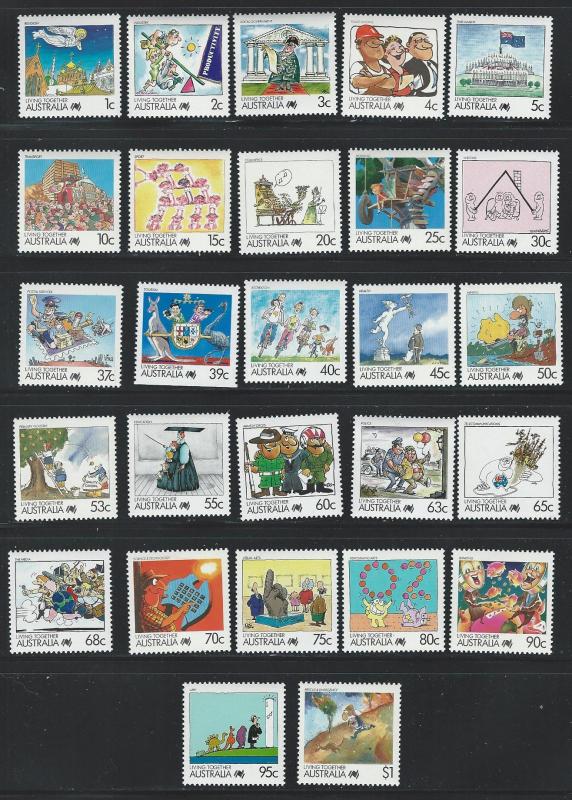 Australia     MNH  sc#  1053 - 1078