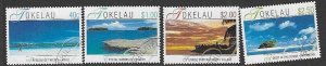 TOKELAU ISLANDS SG325/8 2001 ISLAND VIEWS FINE USED 