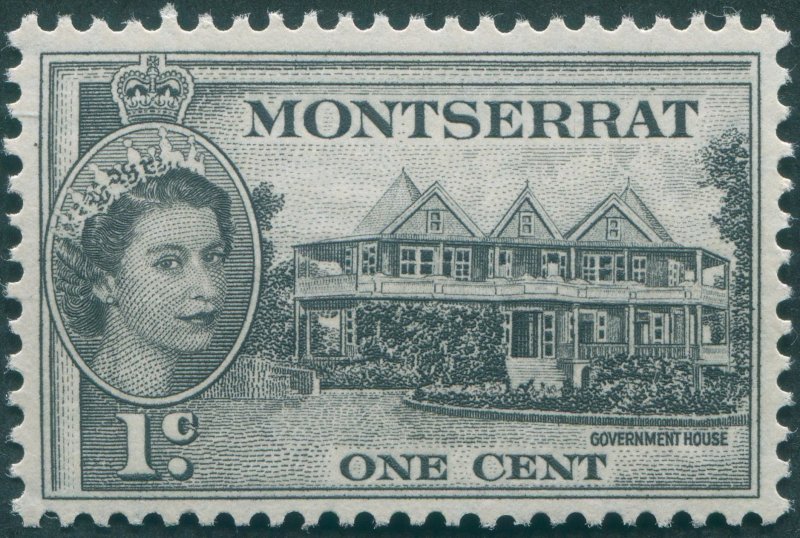 Montserrat 1953 1c black SG137 MNH