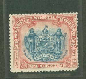 North Borneo #90v Unused Single