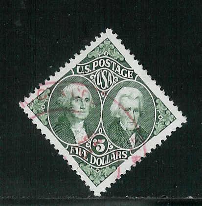 USA Scott #2592 Washington & Jackson HV F/VF Used