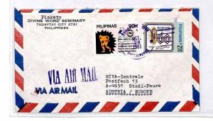 PHILIPPINES Missionary Vehicles *TAGATAY* 1981 Air Mail MIVA Austria Cover CM305