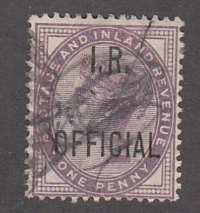 Great Britain - Internal Revenue, # O4, Official I.R. Overprint, Used, 1/3 Cat.