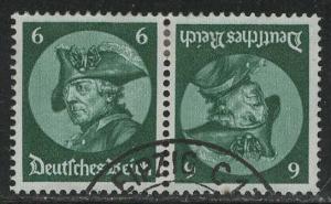 Germany Scott # 398a, used, tete beche, Mi# K17