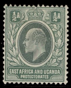 EAST AFRICA and UGANDA EDVII SG17a, ½a grey-green, M MINT. Cat £17. CHALKY