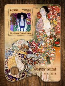 2016 Centrafrique - Gustav Klimt. Y&T: 1035; Michel: 6519 / Bl.1525