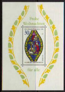 Germany, Berlin #9NB132 MNH S/Sheet, 1976 Christmas