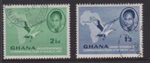 Ghana Sc#2,4 Used